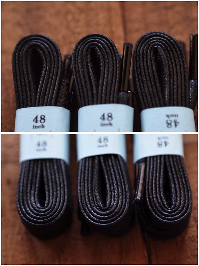 This is...(ディスイズ) Waxed Cotton Shoe Laces 48inch-2