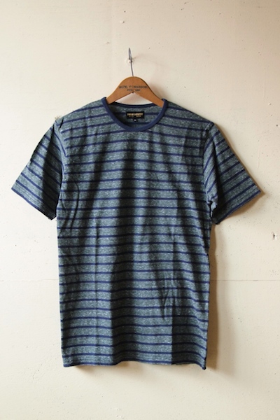 UNION GARMENT 247 Border TEE, Green-Navy-3