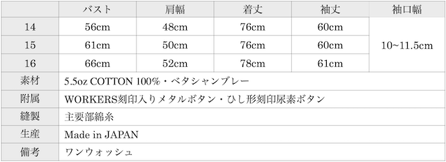 WORKERS Deluxe Shirt Beta Chambray-Graph