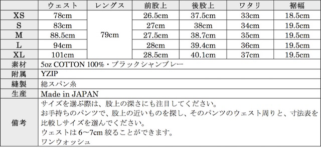WORKERS FWP Trousers Standard-Fit Black Chambray-Graph
