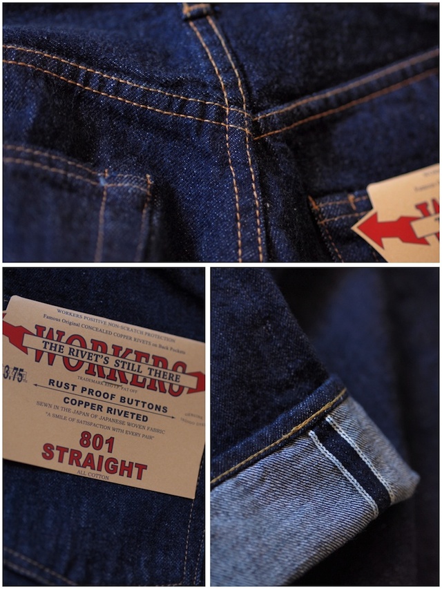 WORKERS Lot.801 Straight Jeans-9