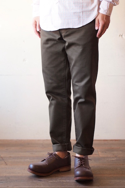 WORKERS Lot.819 Pique Pants Brown-3