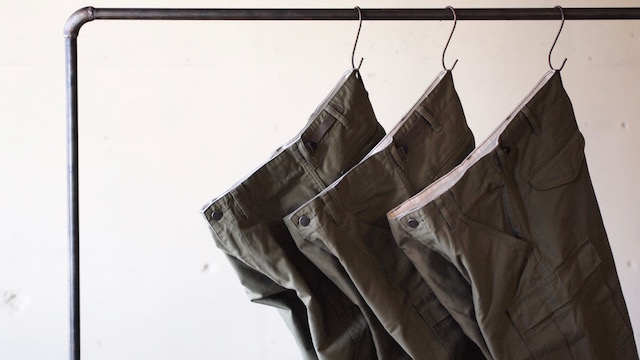 WORKERS M-65 Trousers Mod. Reversed Sateen OD 2018-Top