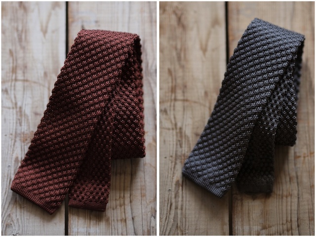 WORKERS Silk Knit Tie, 2015 F/W-3