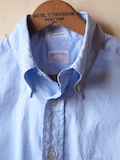 WORKERS S/S BD Shirt, Pin OX Blue-Link