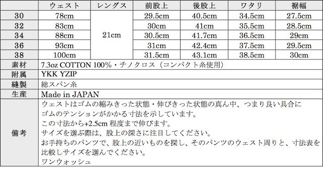 WORKERS Tack Shorts 7.3oz Compact Chino-Graph