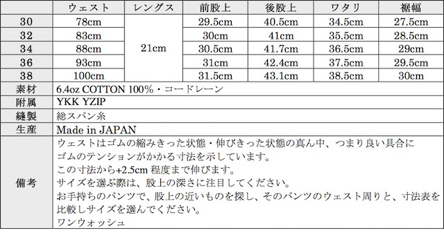 WORKERS Tack Shorts 6.4oz High Count Cordlane-Graph