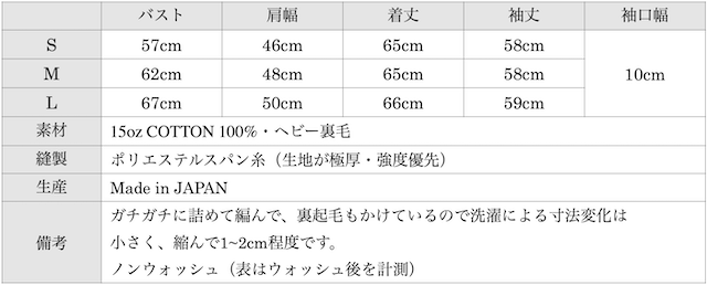 WORKERS Trico Tag Sweat Crew-Graph