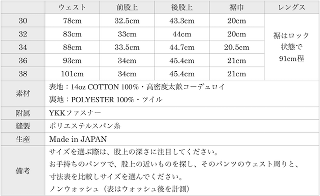 WORKERS Trousers Heavy Corduroy-Graph